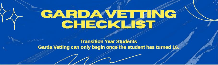 TY Garda Vetting Checklist